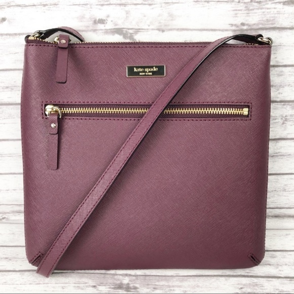 kate spade Handbags - Kate Spade Rima Laurel Way Deep Plum Crossbody NWT